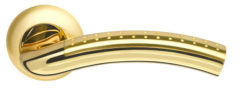 Ручка Armadillo (Армадилло) раздельная R.LD54.Libra26 (Libra LD26) SG/GP-4 матовое золото/золото